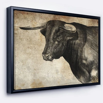 Designart - Spanish Bull Sketch