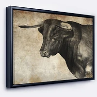 Designart - Spanish Bull Sketch