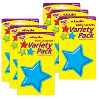 TREND Enterprises® Gumdrop Stars Mini Accents Variety Pack, 6 Packs of 36