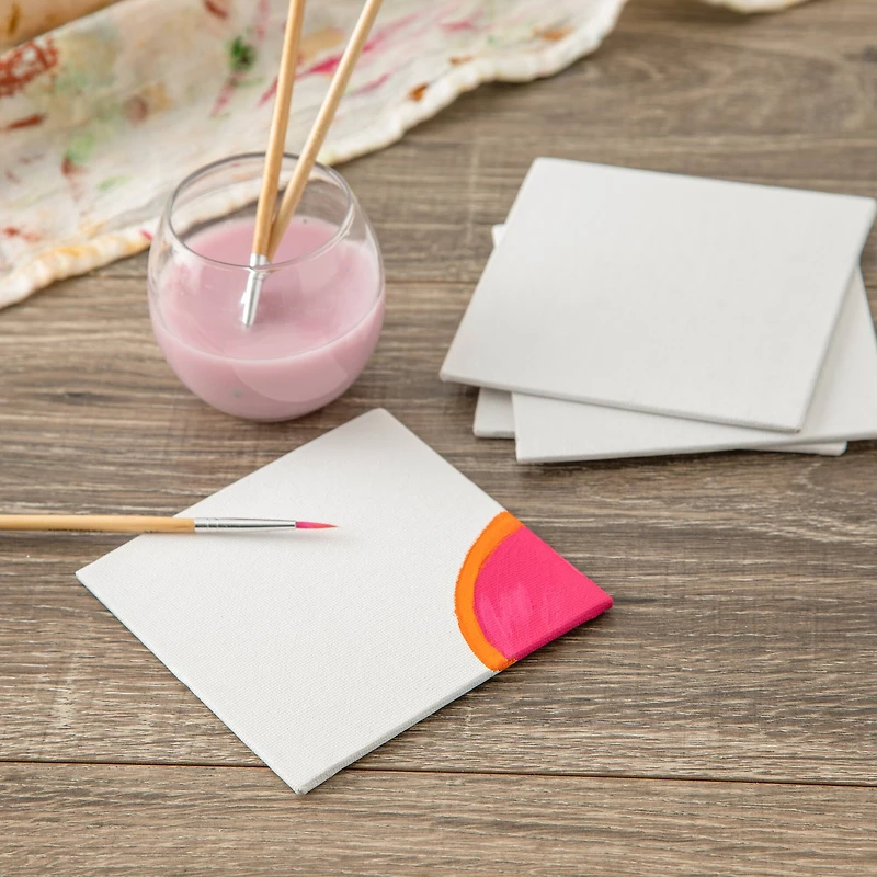 4 Pack 4" x 4" Mini Canvas Panels by Artist's Loft™ Necessities