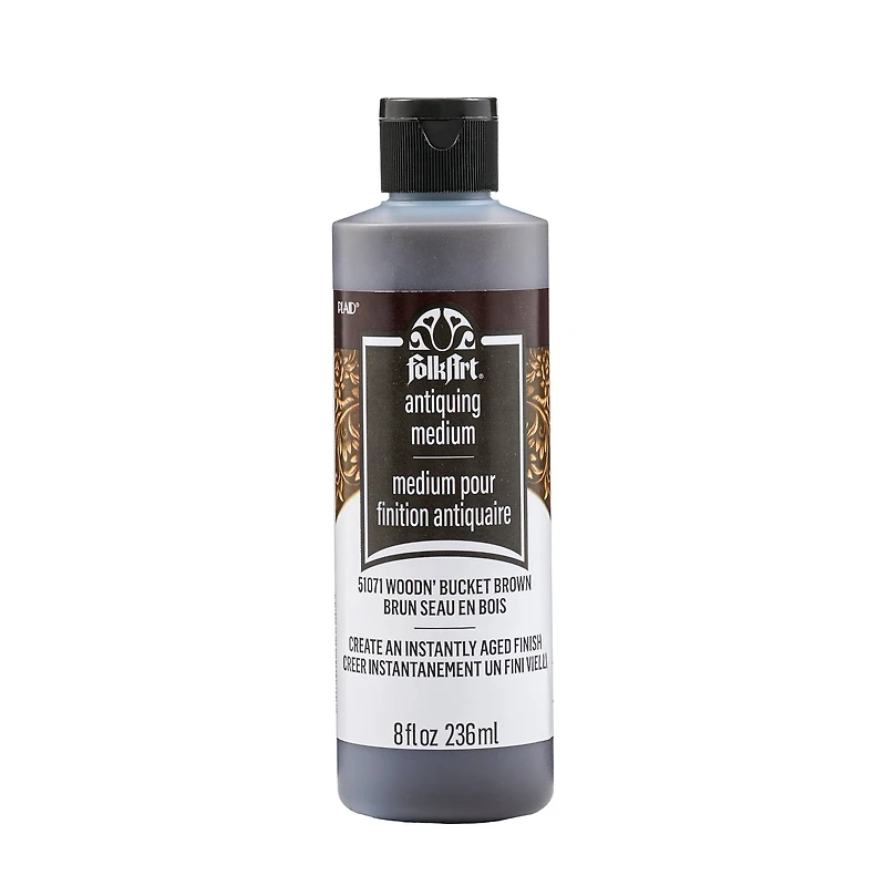 FolkArt® Woodn' Bucket Brown Antiquing Medium