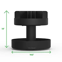 Mind Reader 2-Tier Lazy Susan Granola Bar and Snack Organizer