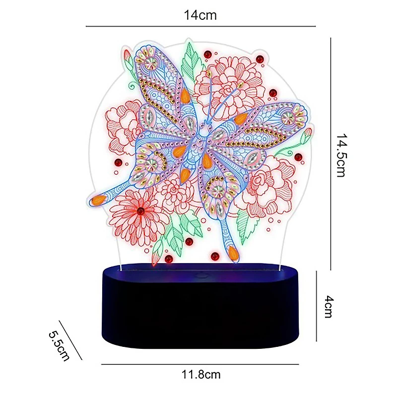 Sparkly Selections Butterfly 3D Lamp Diamond Painting