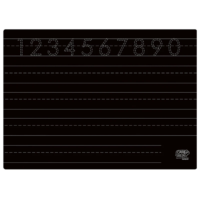 The Pencil Grip 2-Sided Numbers & Shapes Activity Playmats, 6ct.