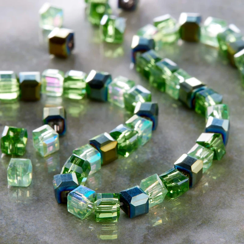 4mm Glass Cube Mix by Bead Landing™
