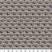 Camelot Fabrics Star Wars Mandalorian Stickers Cotton Precut Fabric Bundle