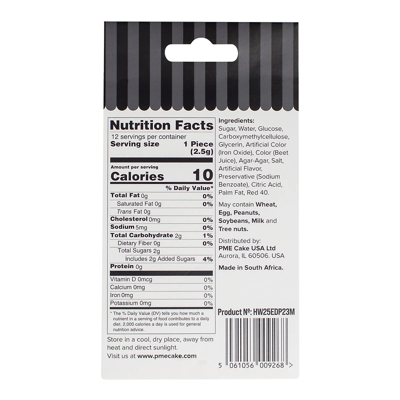 PME Cake Sweet Street® Pink Pumpkins Icing Decorations