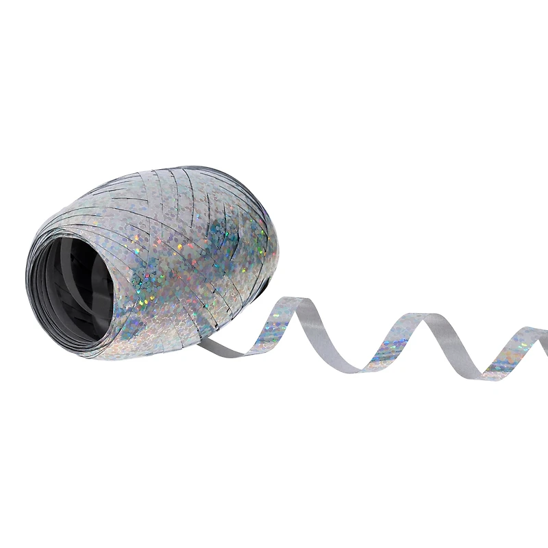 66ft. Holographic Silver Ribbon Keg By Celebrate It™