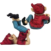 Design Toscano Eccentric Elves Garden Gnome Statue Set