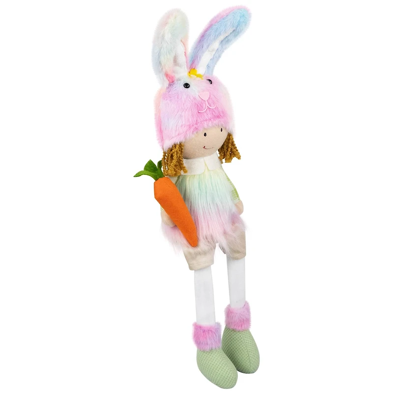 22" Girl with Dangling Legs Easter Figurine