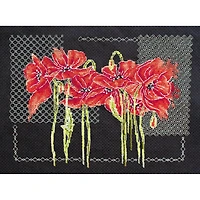 Abris Art Poppies Cross Stitch Kit
