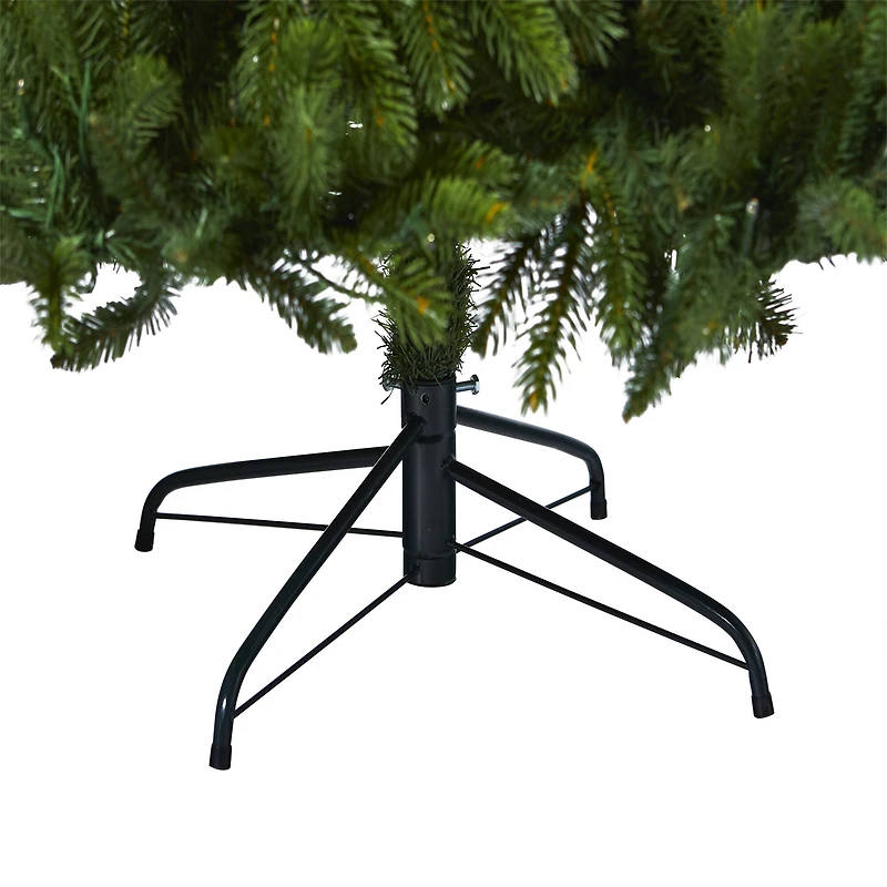 7ft. Pre-Lit Sierra Spruce Artificial Christmas Tree, Clear LED Lights