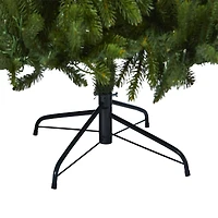 7ft. Pre-Lit Sierra Spruce Artificial Christmas Tree, Clear LED Lights