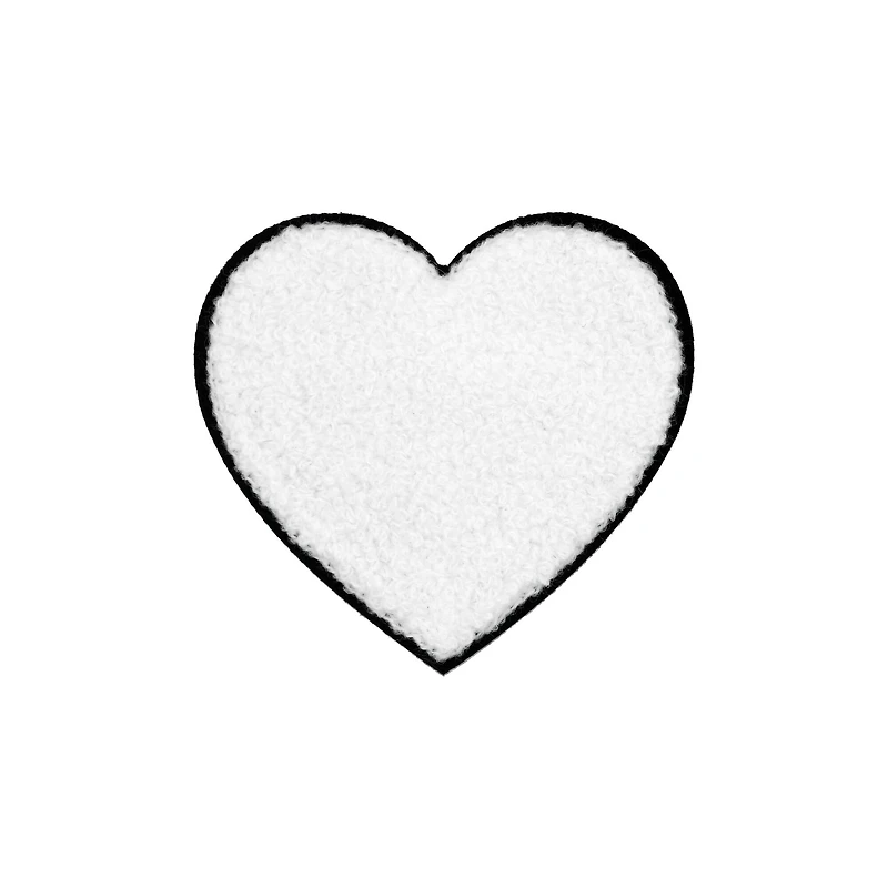 3" Chenille Heart Iron On Patch by Make Market®