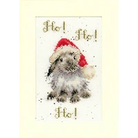Bothy Threads Ho! Ho! Ho! Christmas Card Counted Cross Stitch Kit