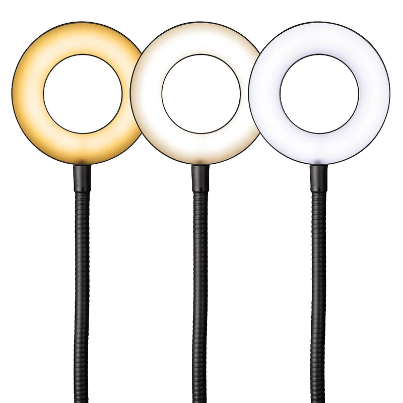 OttLite Dimmable Ring Light with Clip