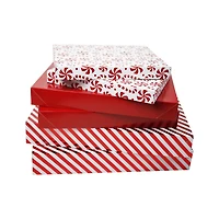 Peppermint Folded Gift Boxes Set by Celebrate It™