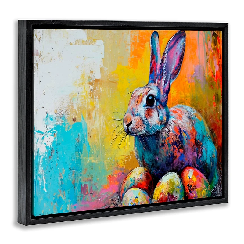 Stupell Industries Easter Joy Abstract Floater Framed Art