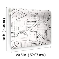 RoomMates Brisbane Peel & Stick Wallpaper