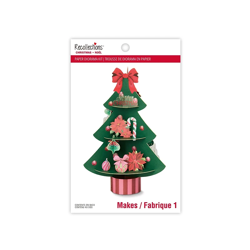 Christmas Tree Paper Diorama Kit by Recollections™