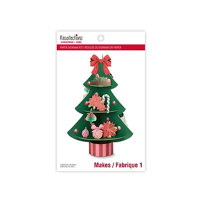 Christmas Tree Paper Diorama Kit by Recollections™