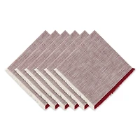 DII® Redwood Tonal Fringe Cloth Dinner Napkins, 6ct.
