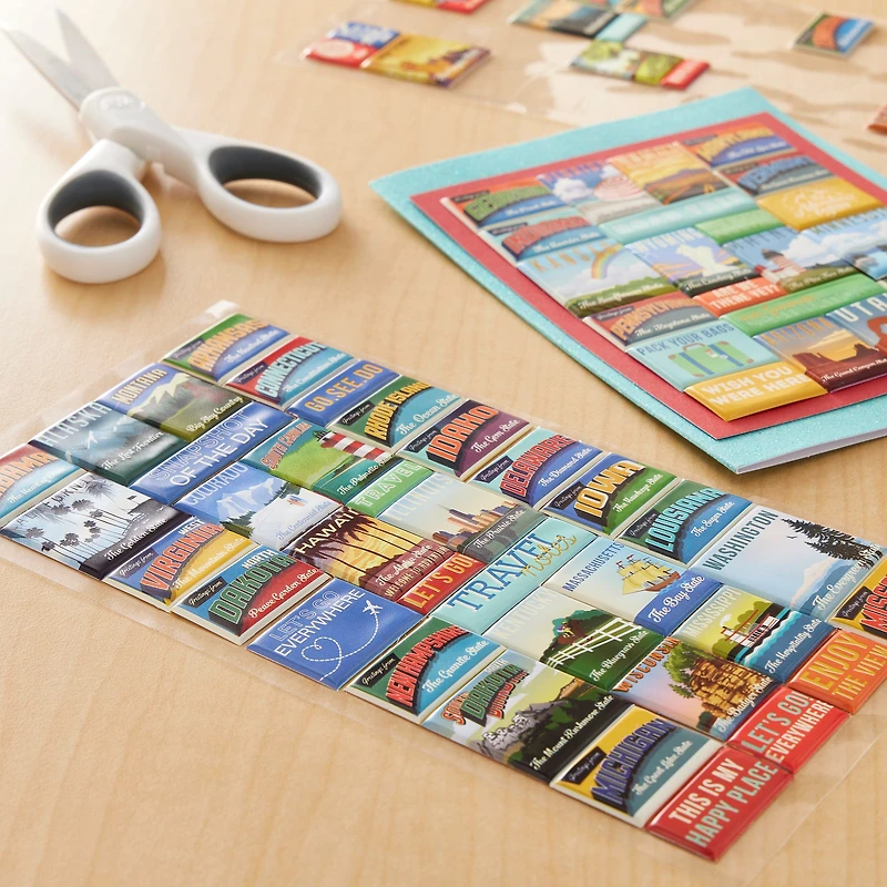 State Photo Puffy Stickers by Recollections™