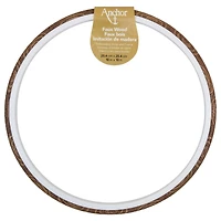 Anchor® Faux Wood Round Embroidery Hoop & Frame
