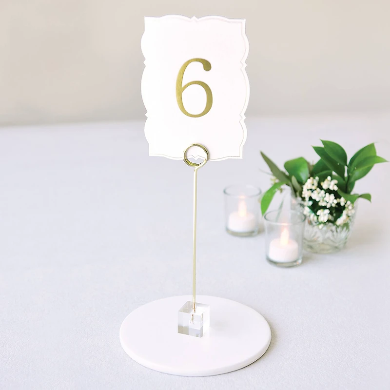 Clear Table Number Stands, 12ct. by Celebrate It™