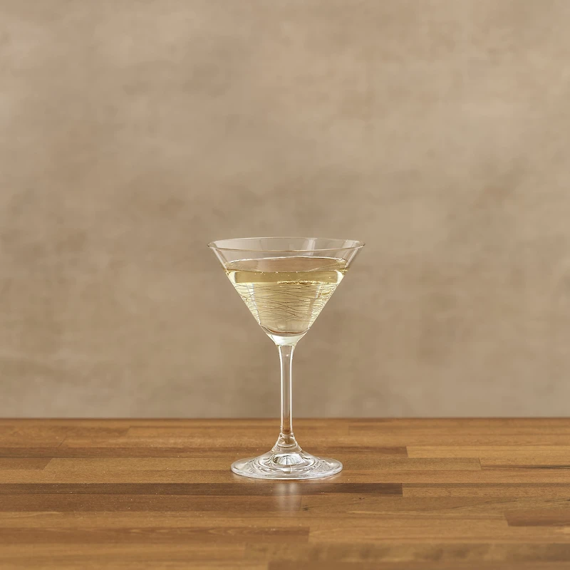 JoyJolt® Golden Royale 6.5oz. Crystal Martini Glasses, 2ct.