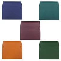 JAM Paper 6" x 9" Assorted Colors Premium Invitation Envelopes, 125ct.