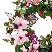 24" Succulent & Fern Wreath