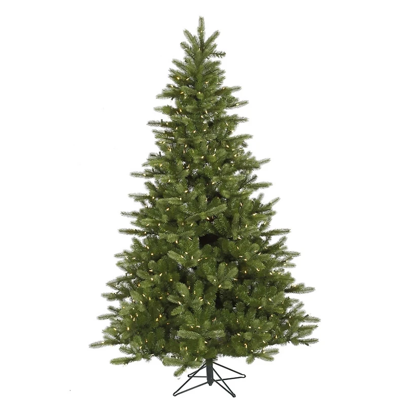 6.5ft. Pre-Lit King Spruce Artificial Christmas Tree, Warm White Dura-Lit® LED Lights