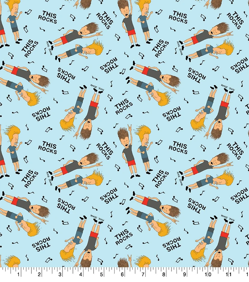 Nickelodeon Beavis & Butthead Cotton Fabric