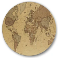 Designart - Ancient Map of The World III