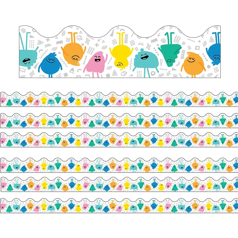 Carson Dellosa® Happy Friends Scalloped Border, 234ft.