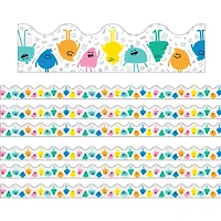 Carson Dellosa® Happy Friends Scalloped Border, 234ft.