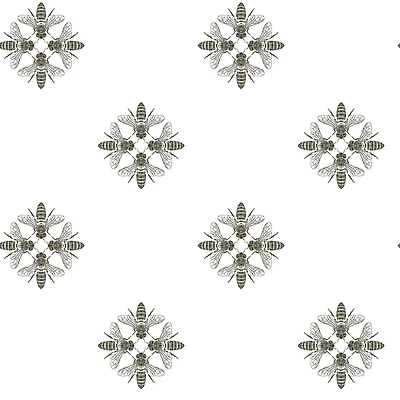 RoomMates Honey Bee Peel & Stick Wallpaper