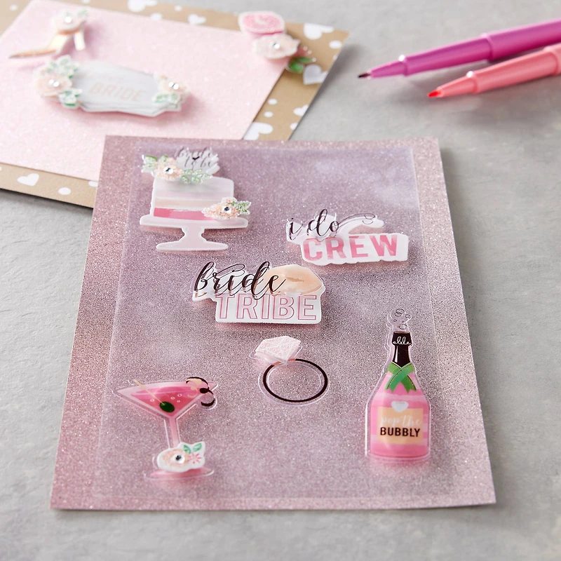 Wedding Party Dimensional Stickers by Recollections™