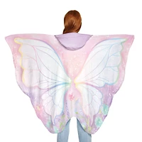 Make It Real™ 3C4G® Fairy Garden Wings Hooded Blanket with Hand Mitts