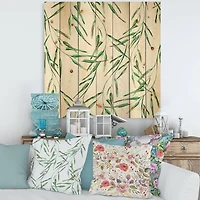 Designart - Tropical Green Leaves In Summer Times II