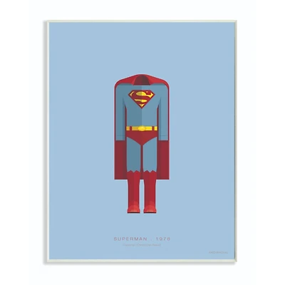 Stupell Industries Superman Fashion Design Wall Plaque