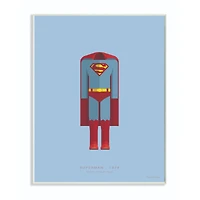 Stupell Industries Superman Fashion Design Wall Plaque
