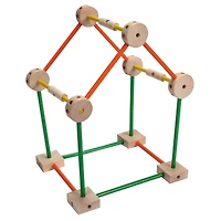 Schylling Makit Wood Building Set, 70ct.