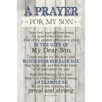 Prayer For My Son: New Horizons Plaque with Easel