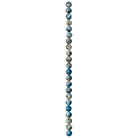 Blue & White K2 Stone Round Beads by Bead Landing®, 8mm