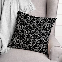 18" x 18" Leaf Swirls Indoor/Outdoor Throw Pillow