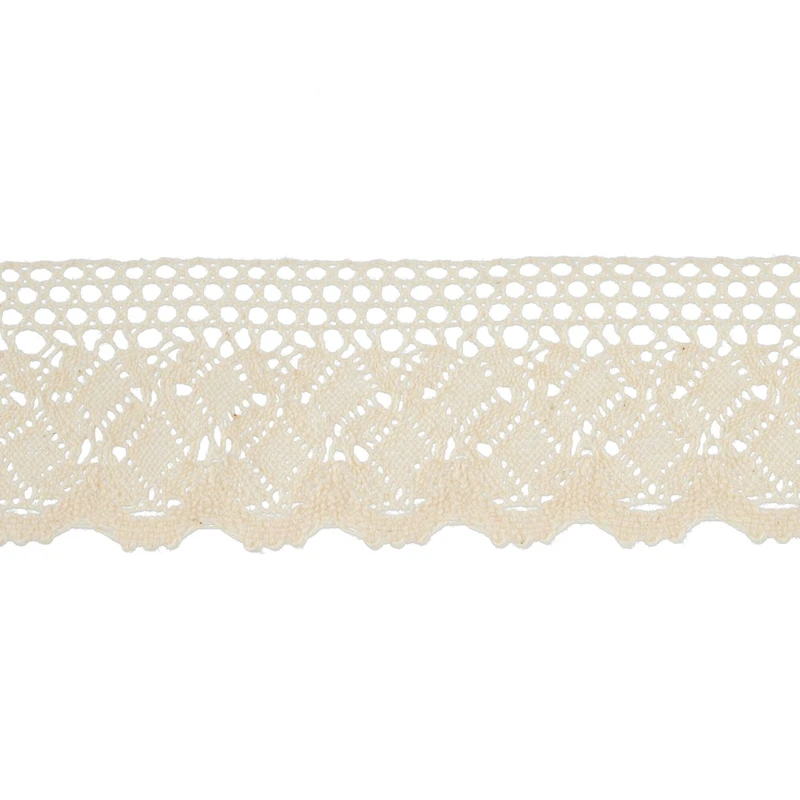 1.75" Ivory Scalloped Crochet Lace Trim by Celebrate It®