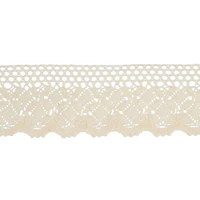 1.75" Ivory Scalloped Crochet Lace Trim by Celebrate It®