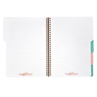 Steel Mill & Co.® Garden Blooms Spiral Subject Notebook